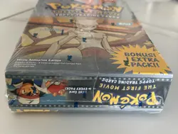 Topps Pokemon The First Movie Cards Sealed Blue Logo Booster Box 2526 RARE 41116107658 - Image 5