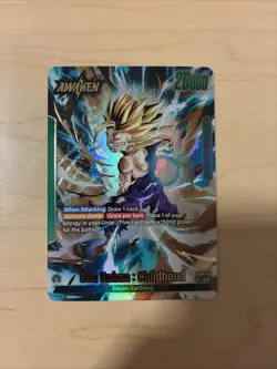 Son Gohan Childhood Leader L FB01-071 Secret Rare Alternate Art Dragon Ball Card - Image 1