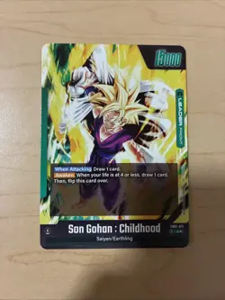 Son Gohan Childhood Leader L FB01-071 Secret Rare Alternate Art Dragon Ball Card - Image 3