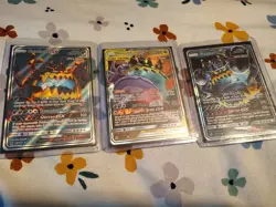 Pokemon Nintendo Guzzlord Lot Of 3 Pokemon Cards All Gx - Image 1