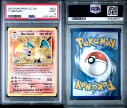 Charizard 003/034 Trading Card Game Classic Holo PSA 9 Mint - Image 3