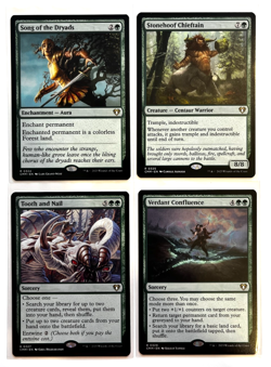 MTG - Commander Masters - Green Rare Lot - 14 Cards - See Description - Image 4