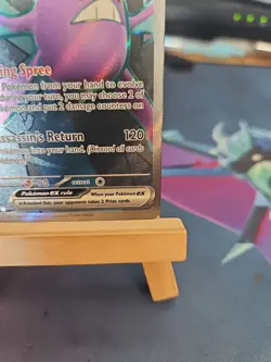 Pokemon TCG Team Rocket's Crobat EX 217/182 Full Art Destined Rivals NM Card - Image 4