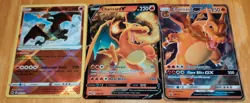 Pokemon Charizard 3 Card Bundle - Image 1