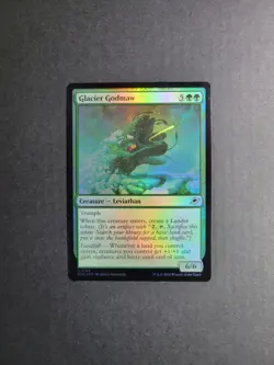 Glacier Godmaw Magic The Gathering Edge Of Eternities Foil Uncommon NM - Image 2