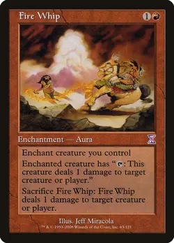 1x Fire Whip - NM - Timeshifted - SPARROW MAGIC mtg - Image 1