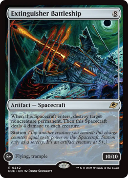 Extinguisher Battleship (Foil) - 242 - Edge of Eternities- Near Mint - MTG - Image 1