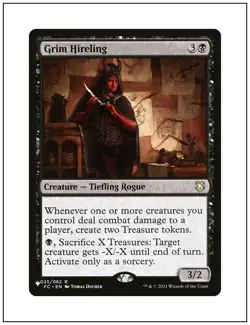 1x Grim Hireling, The List, Magic the Gathering MTG NM - Image 1