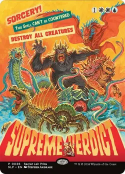 1x Supreme Verdict - Pro Tour Promo NM-Mint, English Secret Lair MTG Magic - Image 1