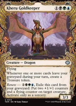 Kheru Goldkepeeper - FOIL Showcase - MtG Tarkir Dragonstorm NM - Image 1