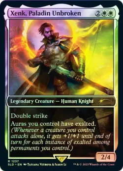Xenk, Paladin Unbroken Foil D&D Secret Lair NM MTG - Image 1