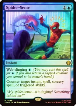 Spider-Sense Foil Marvel's Spider-Man NM MTG - Image 1