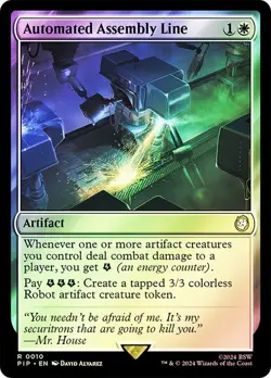 Automated Assembly Line Foil Fallout Commander NM MTG - Image 1