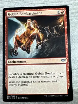 Goblin Bombardment - MP Regular #24 Duel Decks: Speed vs. Cunning MTG - Image 1