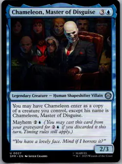 x2 Chameleon, Master of Disguise (U) #27 Marvel's Spider-Man MTG NM - Image 1