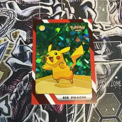 2025 Pokemon Kanto Full House - Green Cracked Ice Holo - Pikachu #025 - Image 1