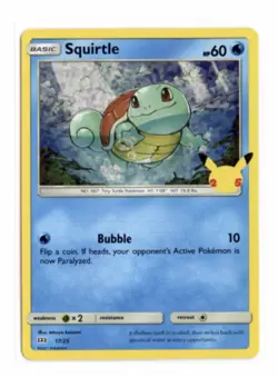 Squirtle 17/25 Promo Holo McDonald's 25th Anniversary Promos Pokemon TCG - Image 1