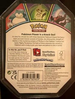Pokemon TCG Snorlax Tin 3-Card Booster Packs - NEW/SEALED - Image 2