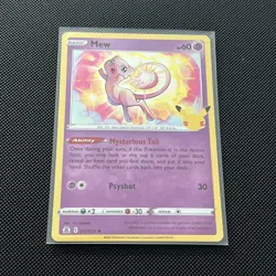 Mew 011/025 Holo Rare - 2021 Pokemon Celebrations 25th Anniversary - Image 1