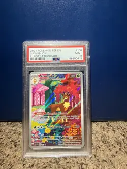 2024 POKEMON SCARLET & VIOLET TEMPORAL FORCES 166/162 SAWSBUCK -PSA 9 - Image 1