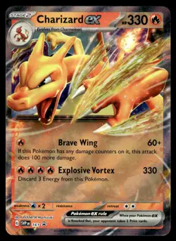2024 Pokemon Scarlet & Violet Promos 161 Charizard ex Near Mint - Image 1