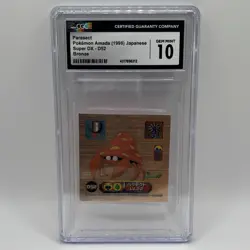 Pokemon Parasect Amada Super DX Bronze 1998 CGC 10 - Image 1