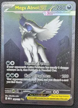 Mega Absol ex 180/132 -Pokemon Mega Evolution - NM/MINT- PACK FRESH - Image 1