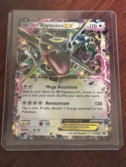 Pokemon TCG Rayquaza EX XY XY69 Holo Black Star Promo Shiny - Image 1