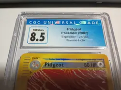 💎CGC 8.5 NM/Mint+💎 PIDGEOT Pokemon Expedition Holo Rare Vintage 23/165 GRADED - Image 2