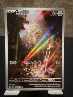 Pokemon TCG Meltan 179/162 Temporal Forces Illustration Rare Pack Fresh - Image 1