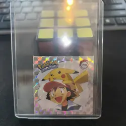 Pokemon TCG 1999 Artbox Pr03 Ash and Pikachu Action Flipz - Image 1