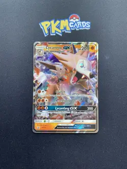 Pokemon TCG Lycanroc SM14 Black Star Promo LP. - Image 1
