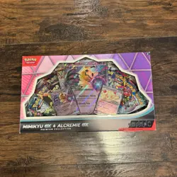 Pokemon Mimikyu Ex & Alcremie Ex Premium Collection TARGET EXCLUSIVE In Hand - Image 1