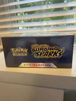 Pokemon TCG Scarlet & Violet Surging Sparks Pokemon Sealed Elite Trainer Box ETB - Image 4
