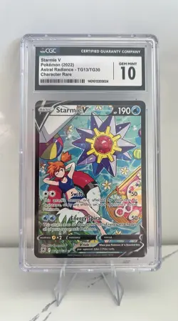 Pokemon Astral Radiance Starmie V TG13/TG30 CGC 10 - Image 3