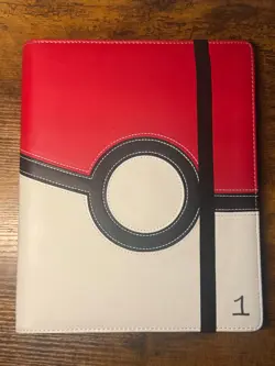 Ultra Pro 9-Pocket Pokemon Poke Ball Pro Binder - USED w/Wear - Image 1