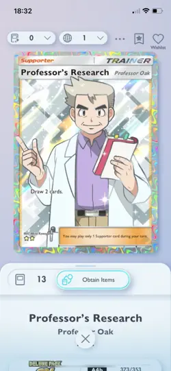 Pokemon TCG Pocket Professors Research 2 Stars Exclusive - Image 1