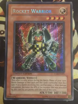 Yugioh: Rocket Warrior - CT2-EN005 - Secret Rare - Limited Edition - MP - Image 1