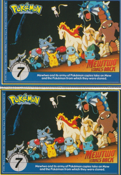 Cubone, Marowak, Evolution Set Pokemon Poketrivia Movie Cards Burger King 1999 - Image 2