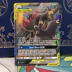 Pokemon TCG Umbreon & Darkrai GX Holo Card 125/236 Sm-Unified Minds Tag Team NM - Image 1
