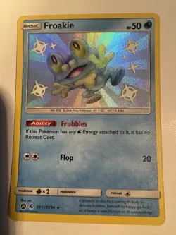 Froakie SV11/SV94 Shiny Vault Holo - Hidden Fates Pokemon Card - Near Mint - Image 3