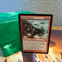 War Elemental Mirrodin Regular LP Magic the Gathering Rare Card - Image 1