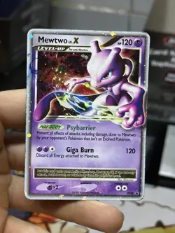 Mewtwo LV.X DP28 Black Star Promo 2008 Holo Rare Pokemon Card TCG - Image 3