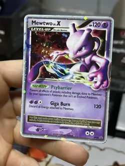 Mewtwo LV.X DP28 Black Star Promo 2008 Holo Rare Pokemon Card TCG - Image 4