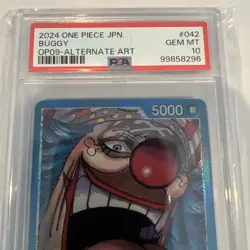 BUGGY (OP09-042) (Alt Art) EMPERORS IN THE NEW WORLD 2024 One Piece Card PSA 10 - Image 2