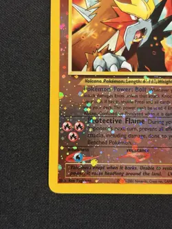 Entei 34/53 (W/2 Swirls) WOTC Promo Reverse Holo Pokemon Card - Image 5