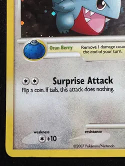 Gible 7/17 POP Series 6 Promo Pokemon Card Cosmos Holo Foil Rare MP - Image 5