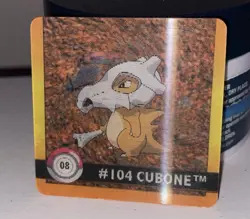 Cubone Marowak 3D Action Flipz #8 Pokemon Artbox 1999 Nintendo TCG Game Card - Image 2