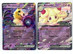 Mimikyu ex 069/159 - Alcremie ex 075/159 Pokemon STAMPED Journey Together Cards - Image 1