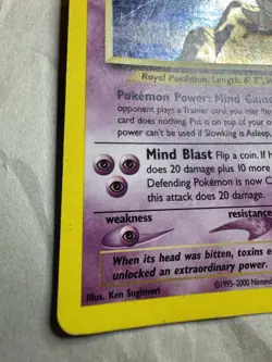 Pokemon TCG Slowking Neo Genesis Holo Rare Card 14/111 - Image 2